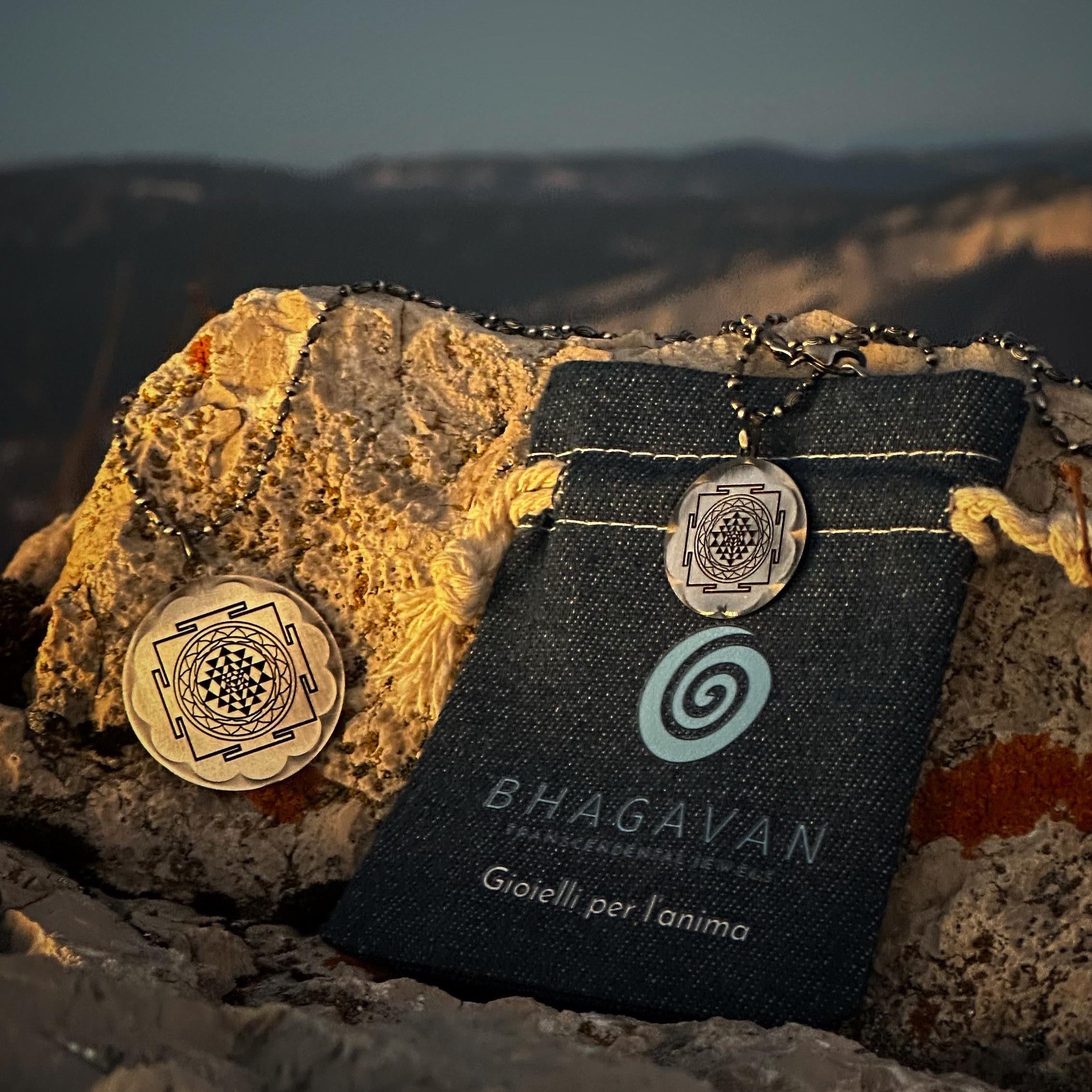 Collana Sri Yantra - Argento