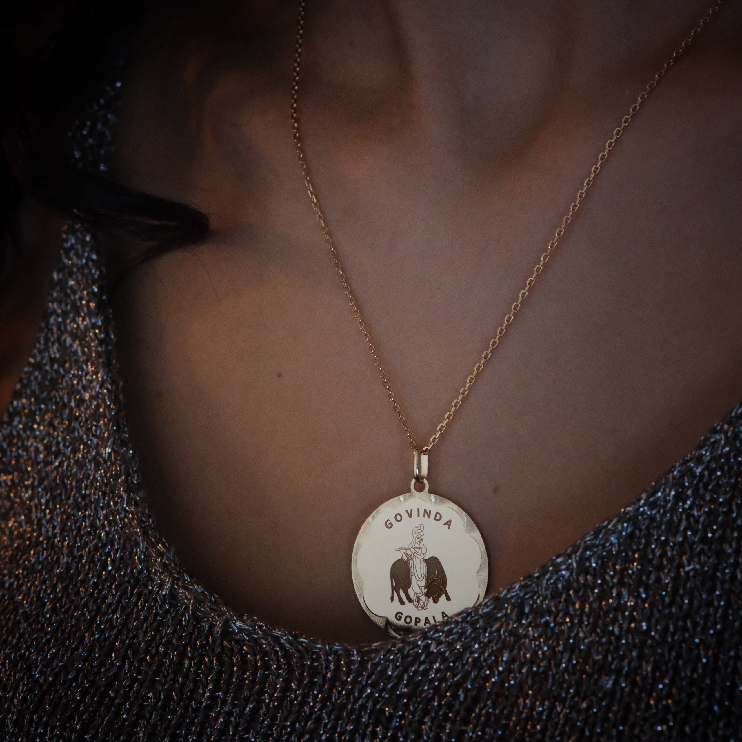 Collana Govinda Gopala -  Dorato