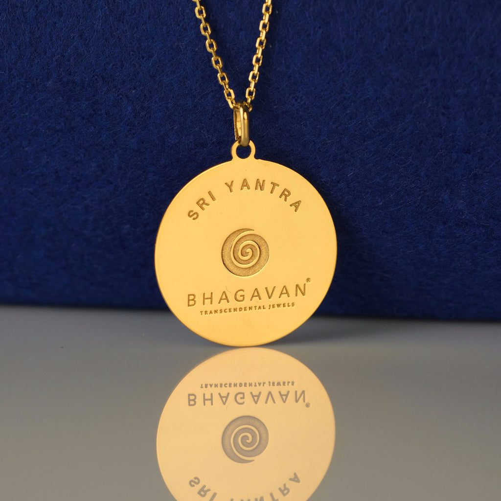 Collana Sri Yantra - Dorato