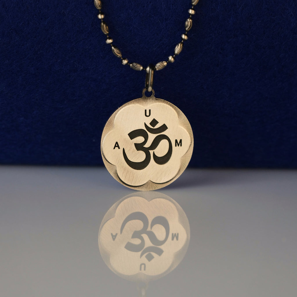 Collana Om - Aum Argento