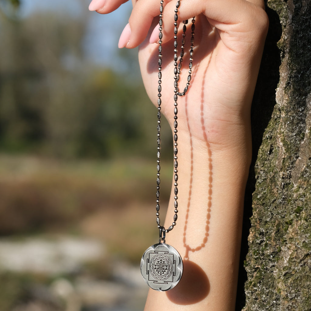 Collana Sri Yantra - Argento
