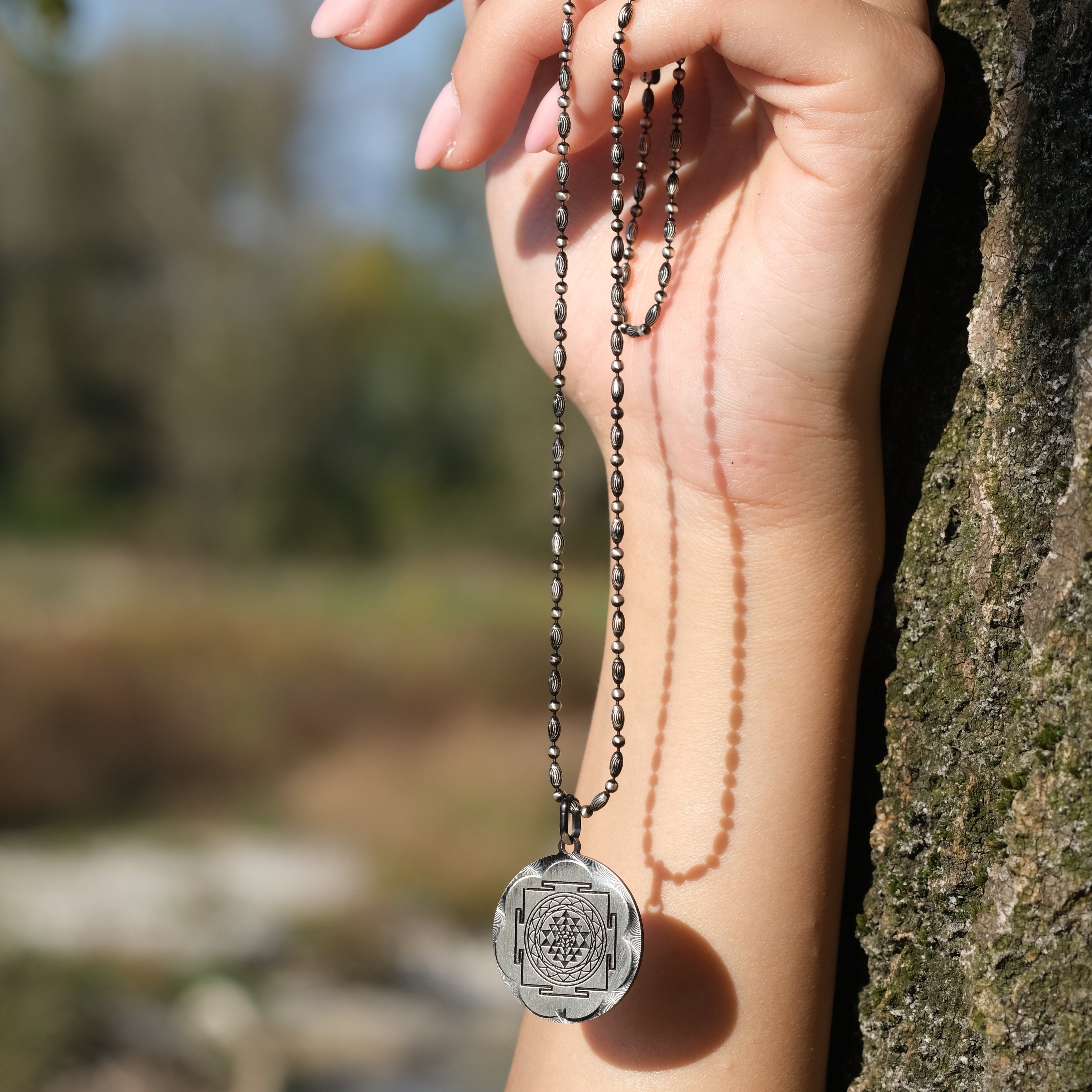 Collana Sri Yantra - Argento
