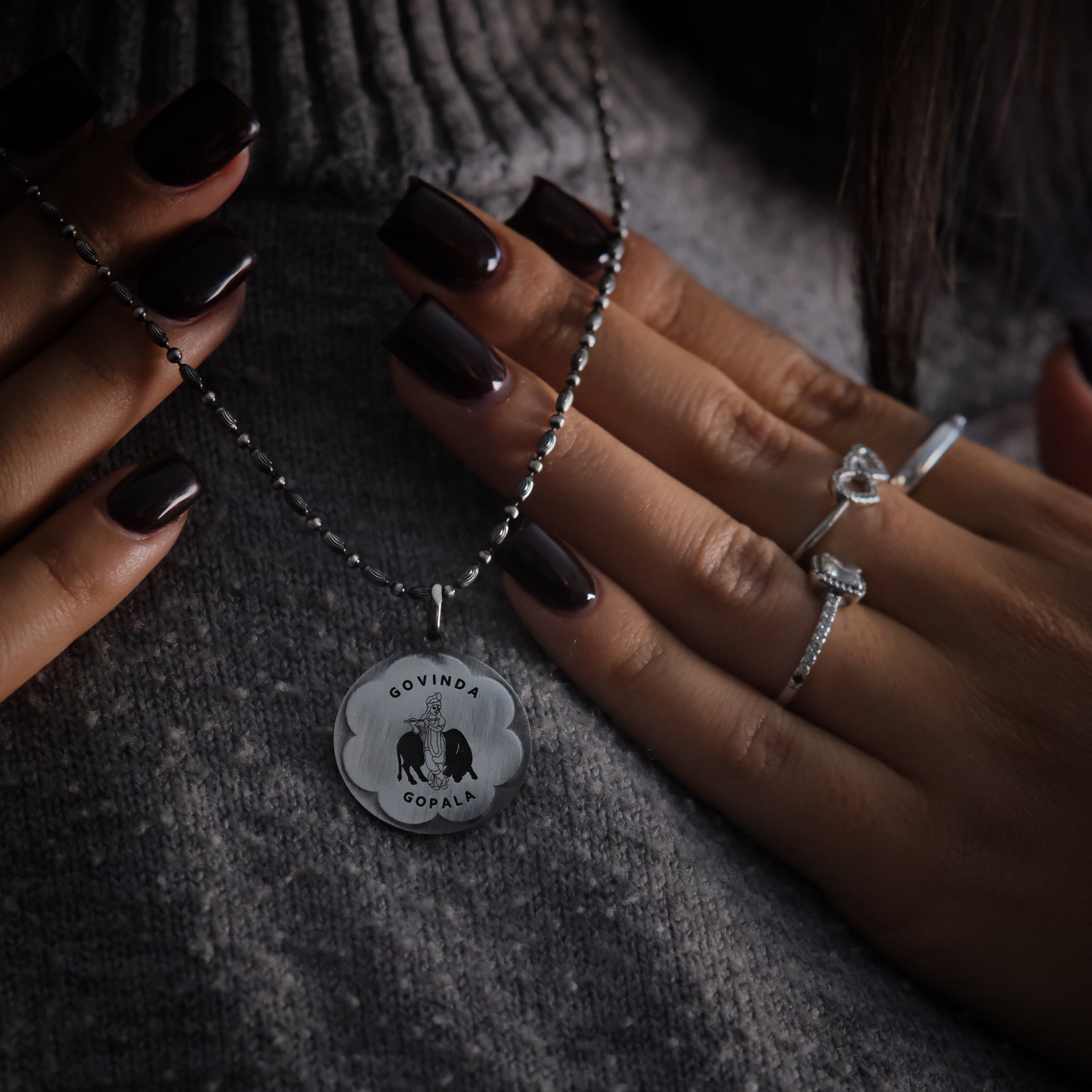 Collana Govinda Gopala - Argento