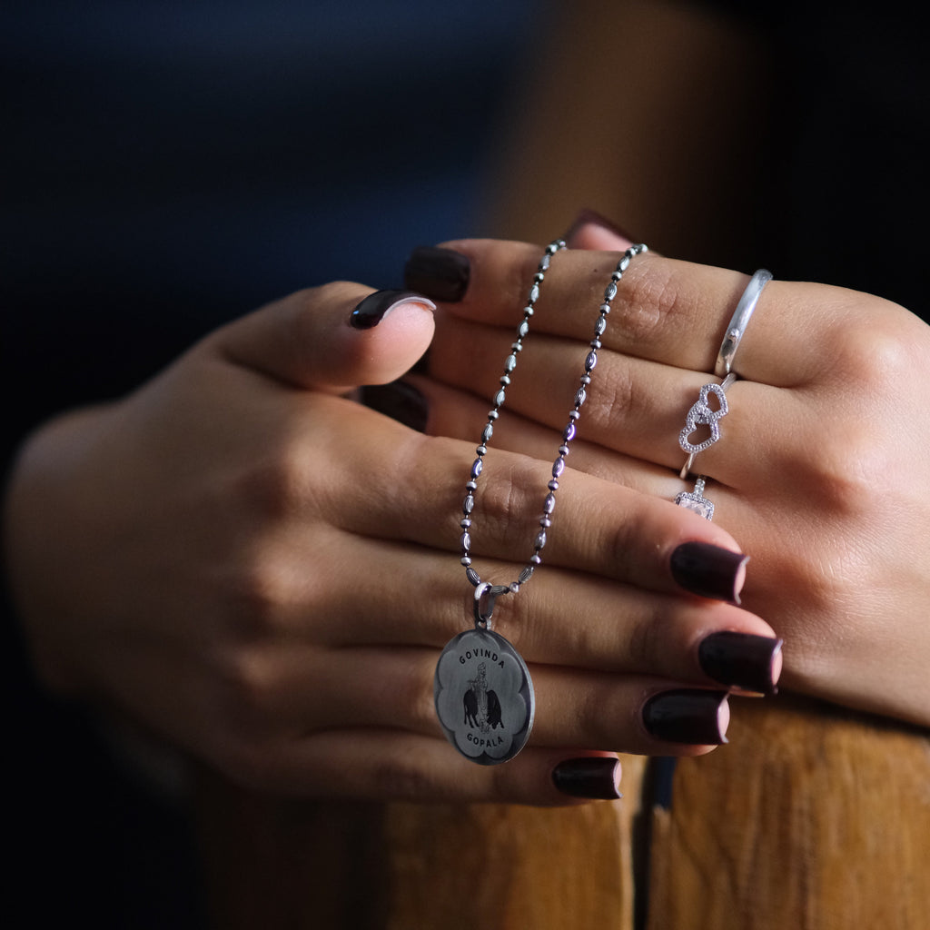 Collana Govinda Gopala - Argento