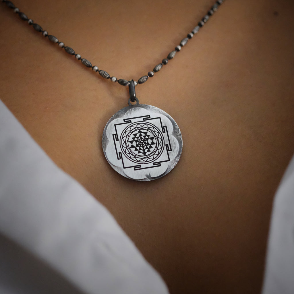 Collana Sri Yantra - Argento