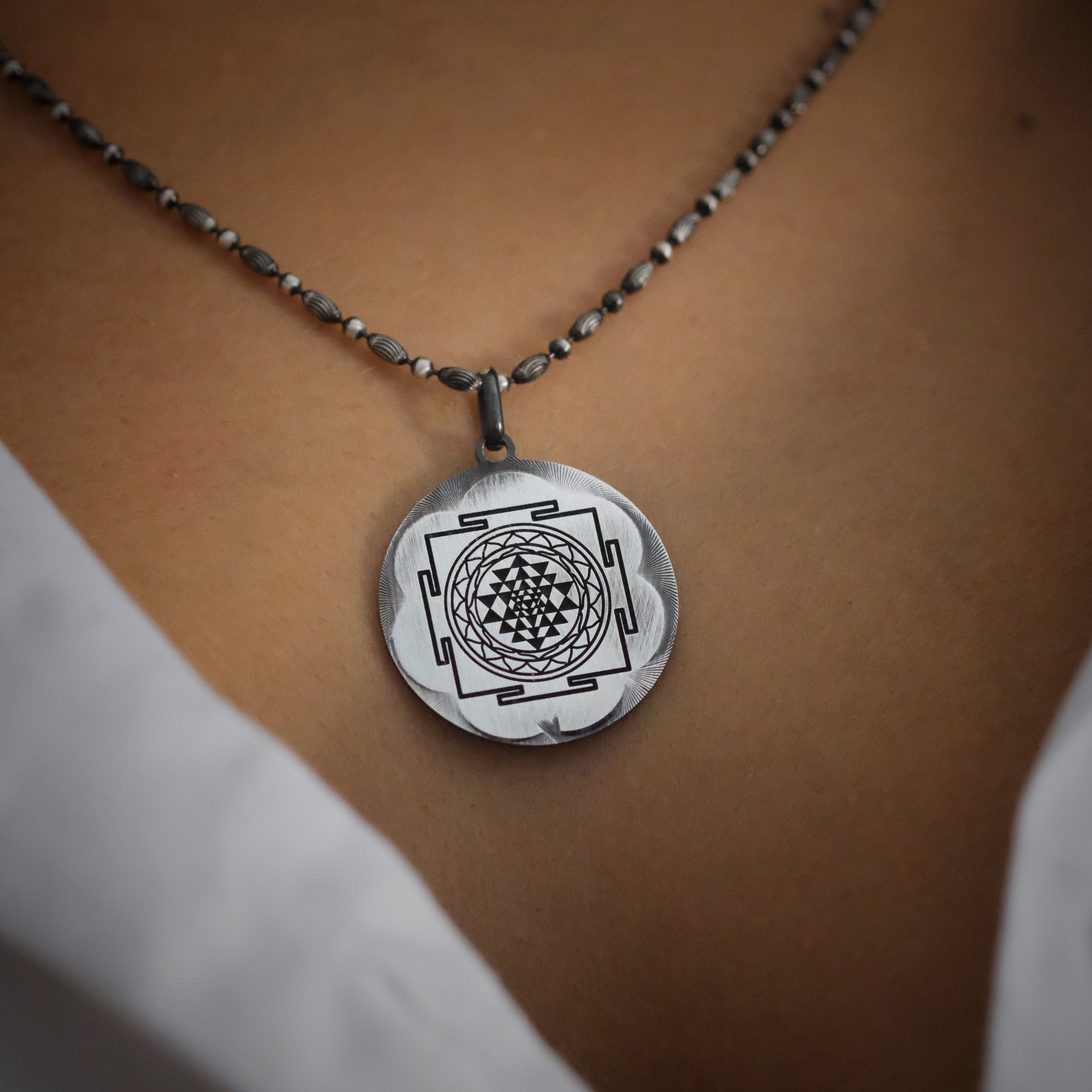 Collana Sri Yantra - Argento