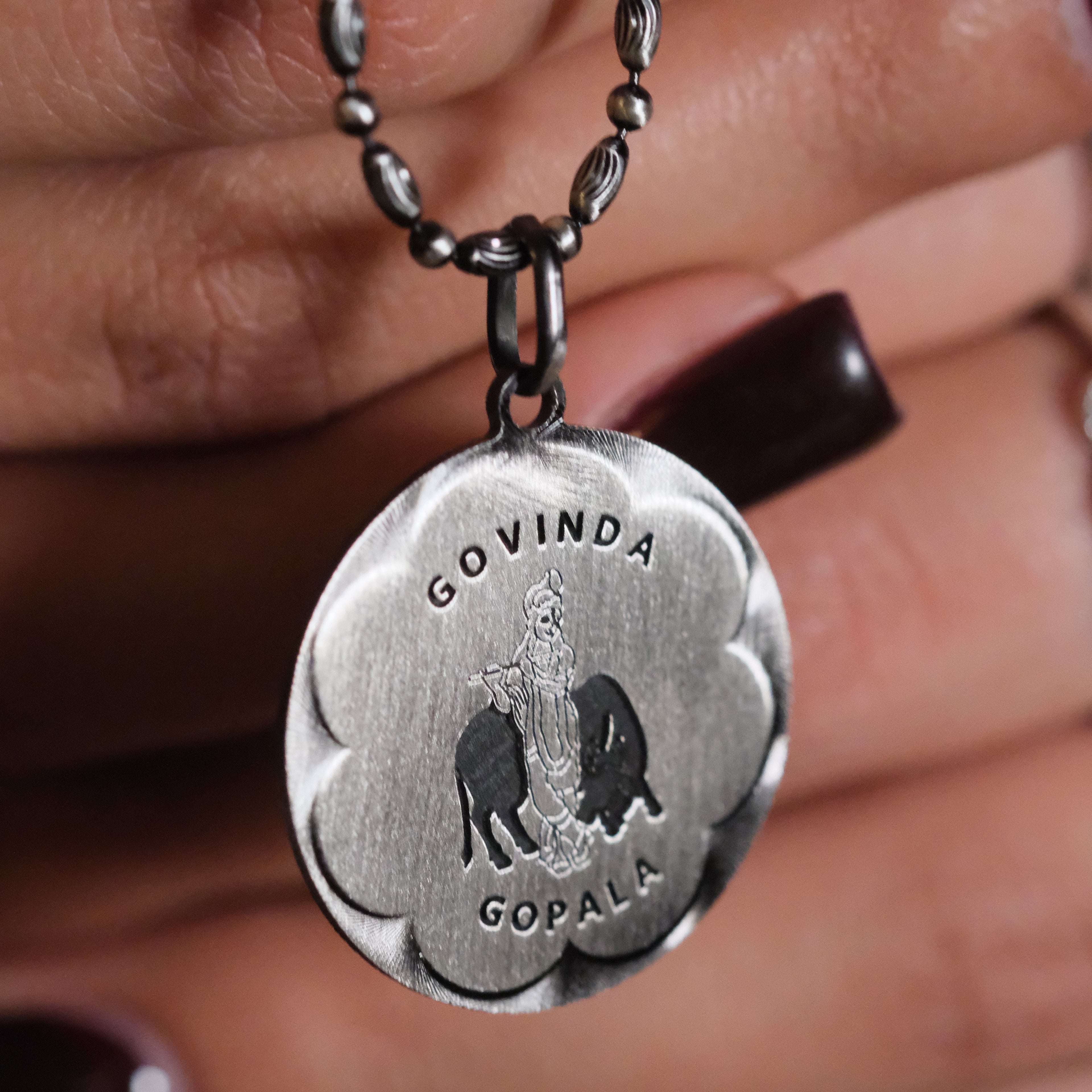 Collana Govinda Gopala - Argento