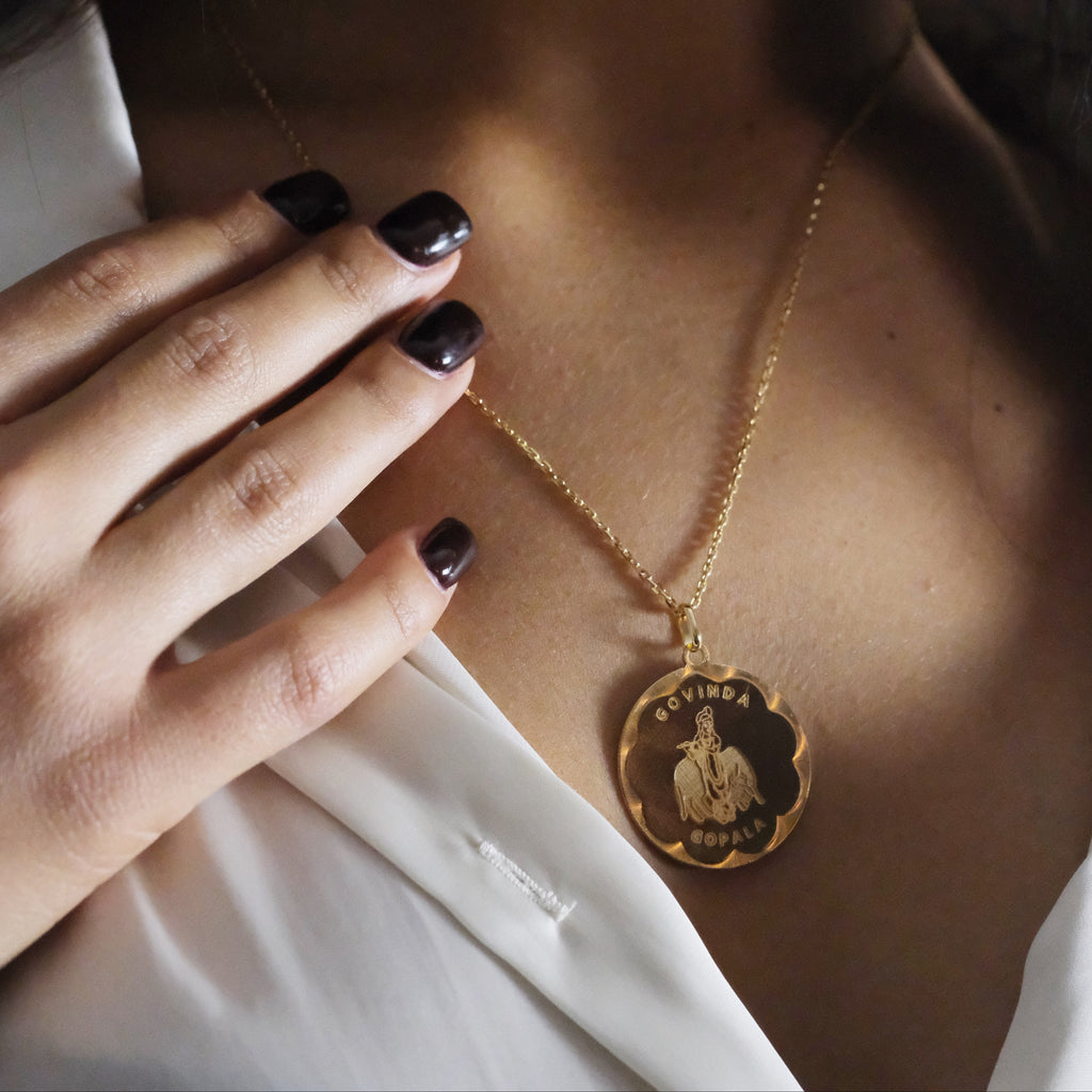 Collana Govinda Gopala -  Dorato