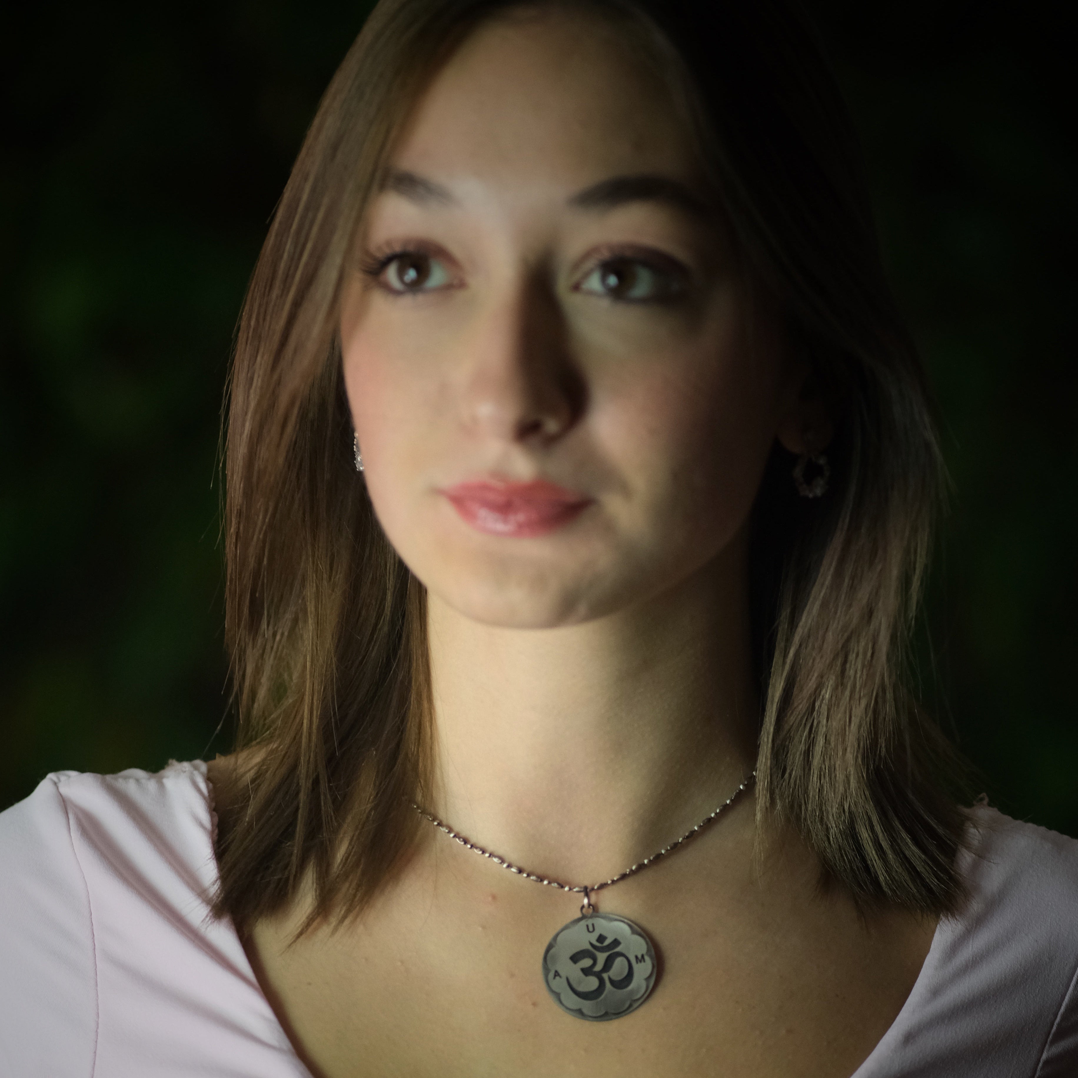 Collana Om - Aum Argento