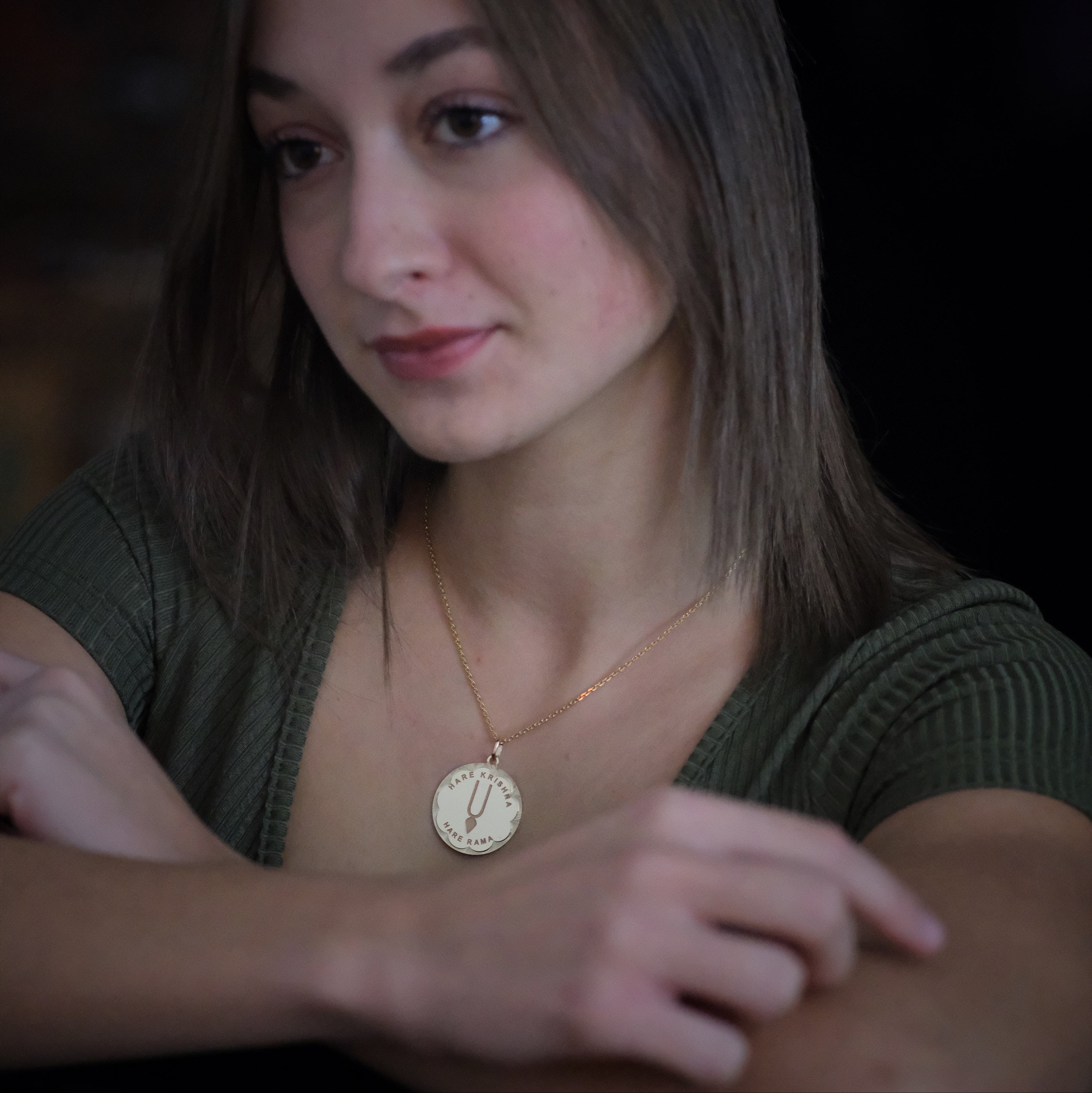 Collana Krishna Rama - Dorato