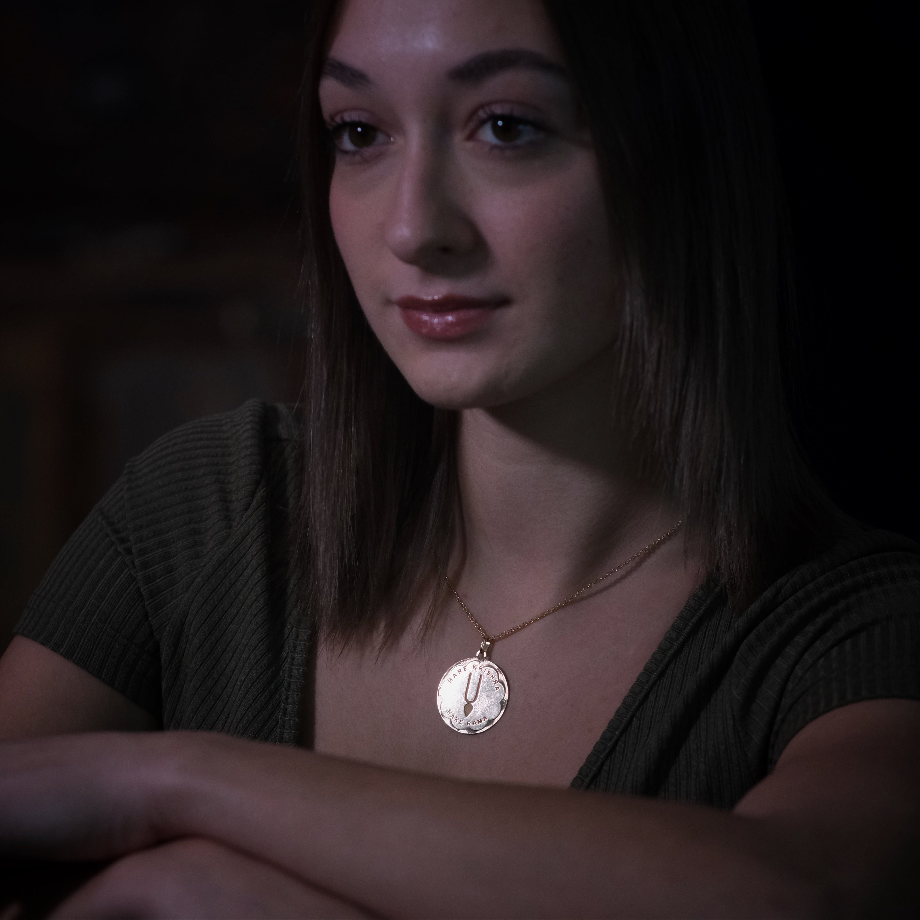 Collana Krishna Rama - Dorato