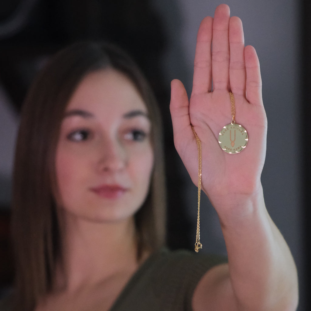 Collana Krishna Rama - Dorato