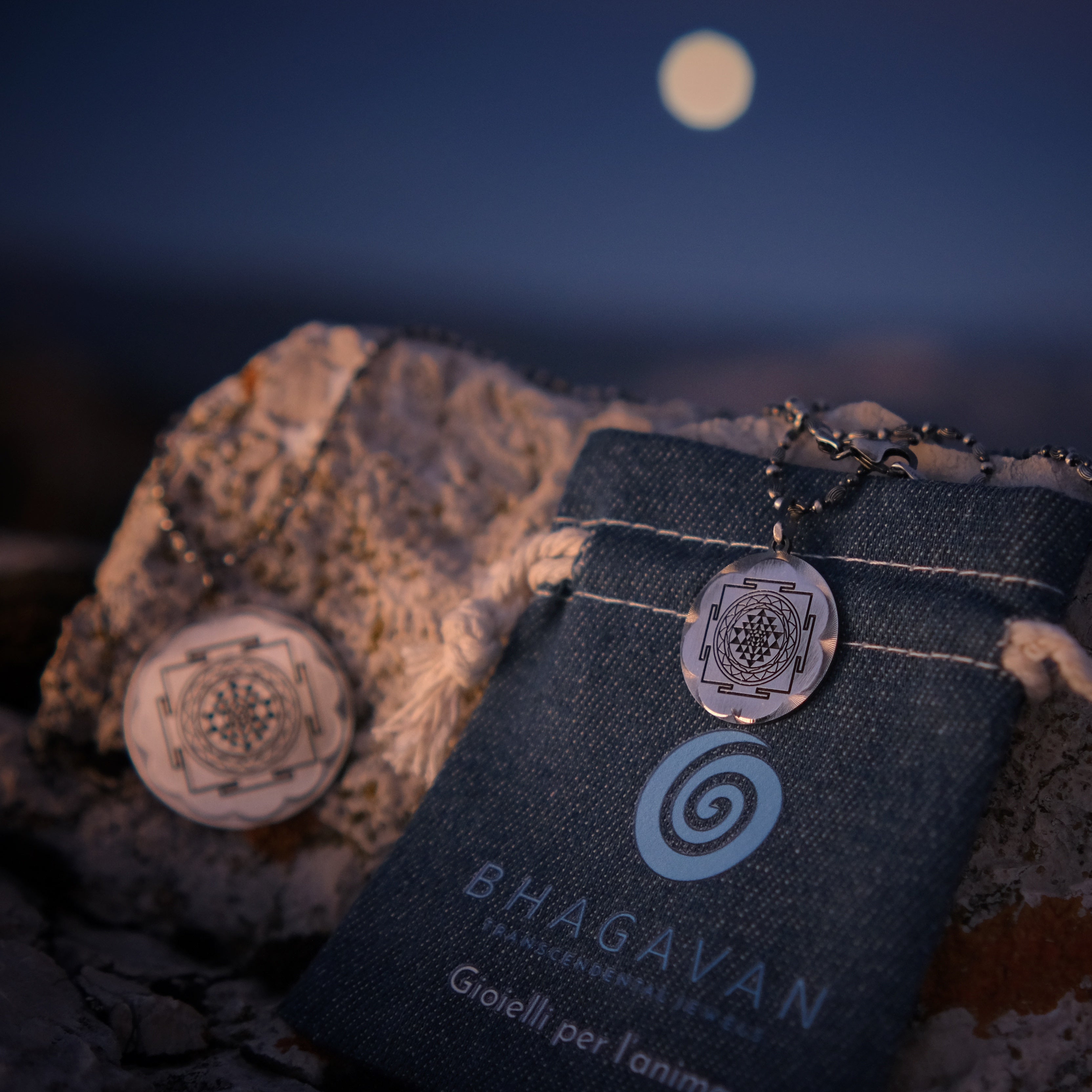 Collana Sri Yantra - Argento