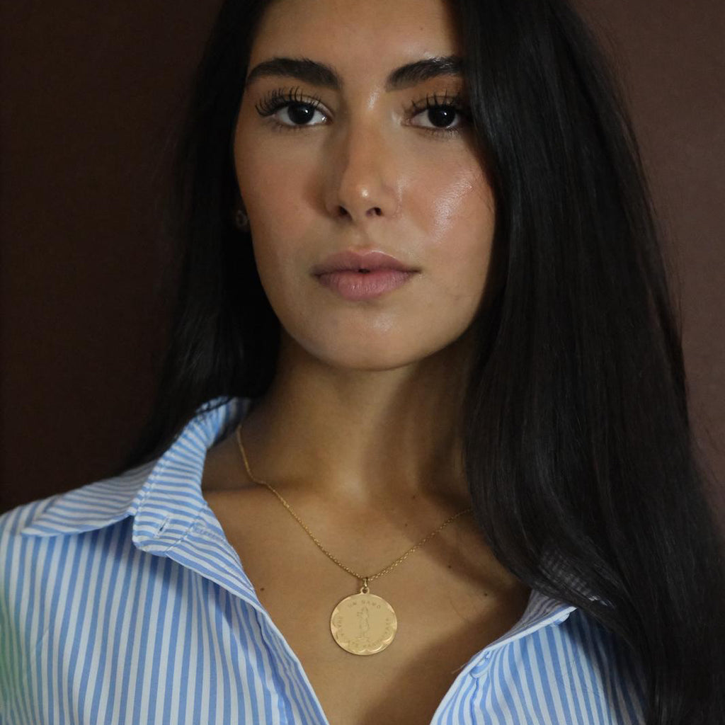 Collana Sri Yantra - Dorato
